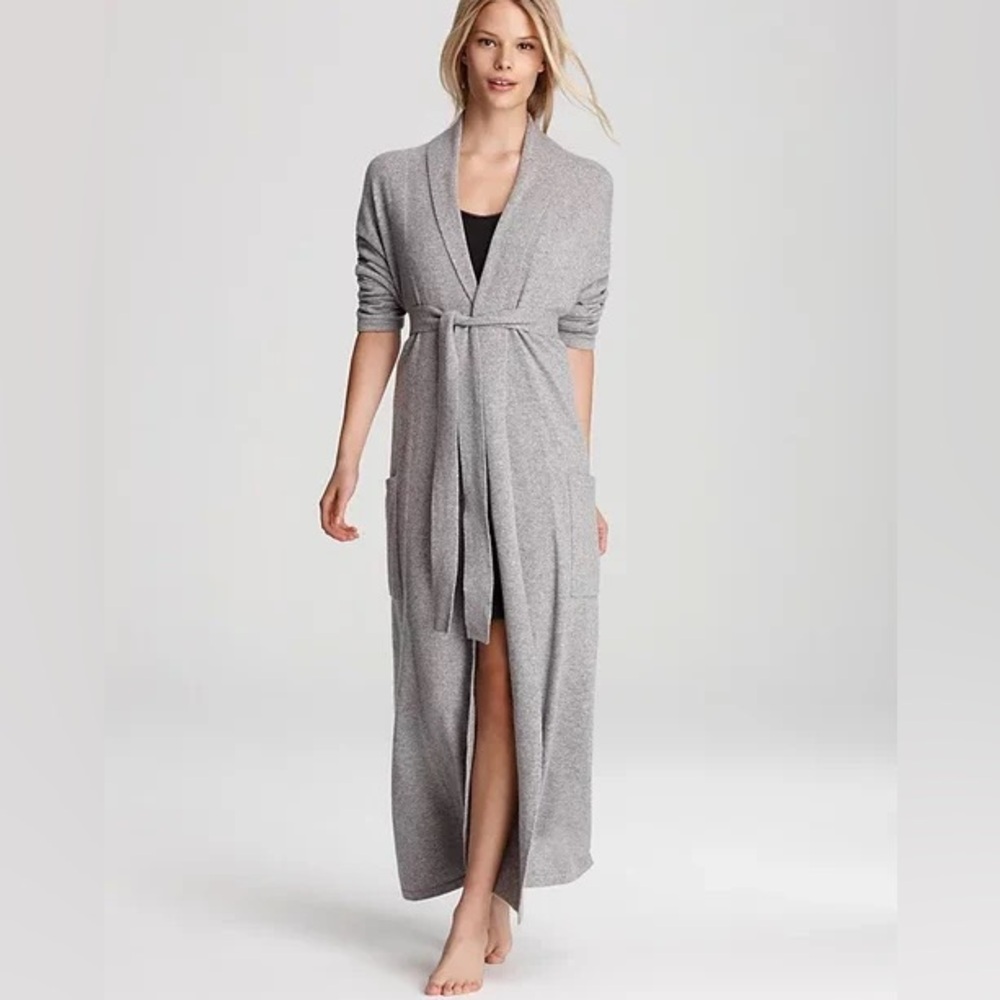 Arlotta cashmere wool cardigan robe cover up
